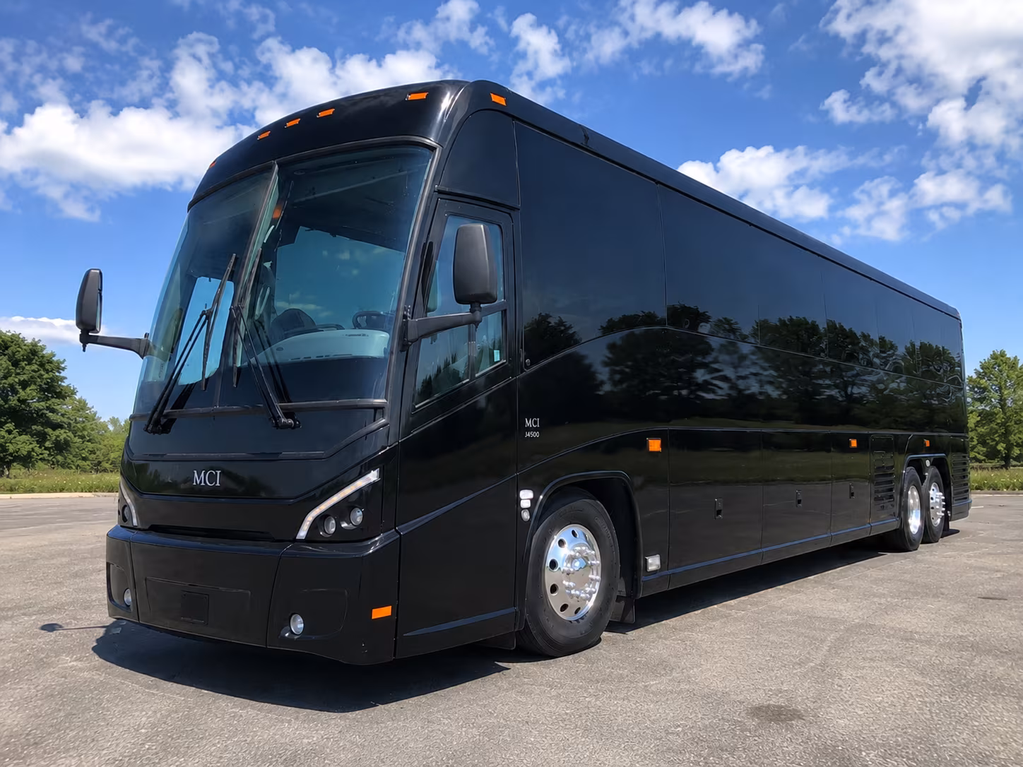 Luggage loaded into a Metro Chattanooga motorcoach luggage bay
