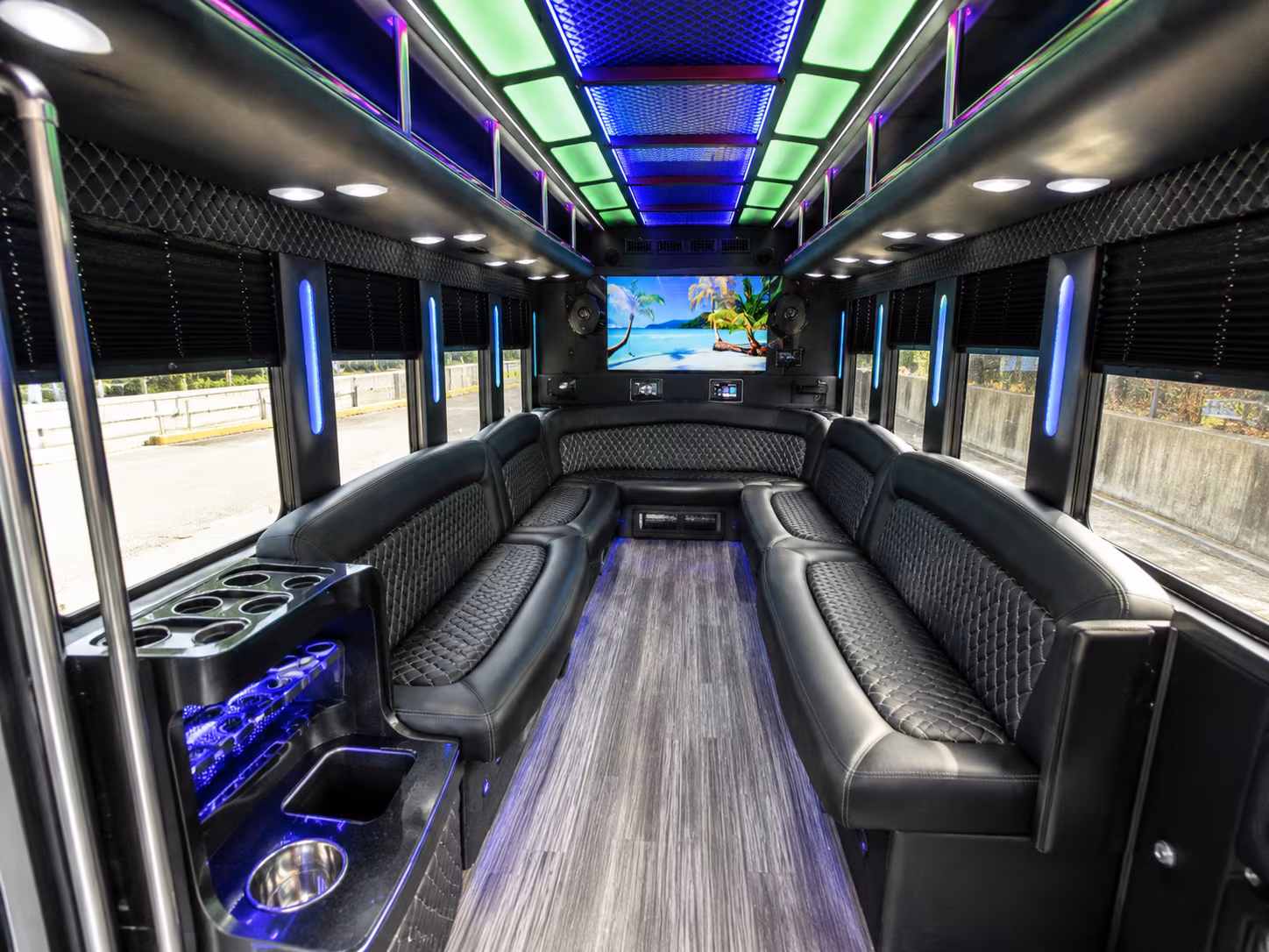 Chattanooga Bachelor & Bachelorette Transportation party bus exterior