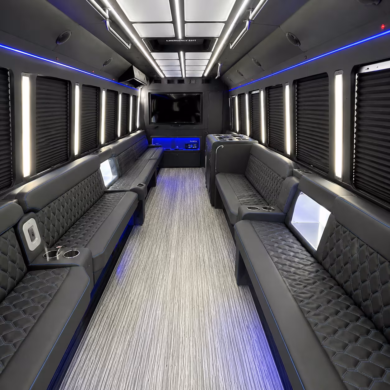Chattanooga Birthday, Sweet 16, & Quinceañera Transportation onboard seating