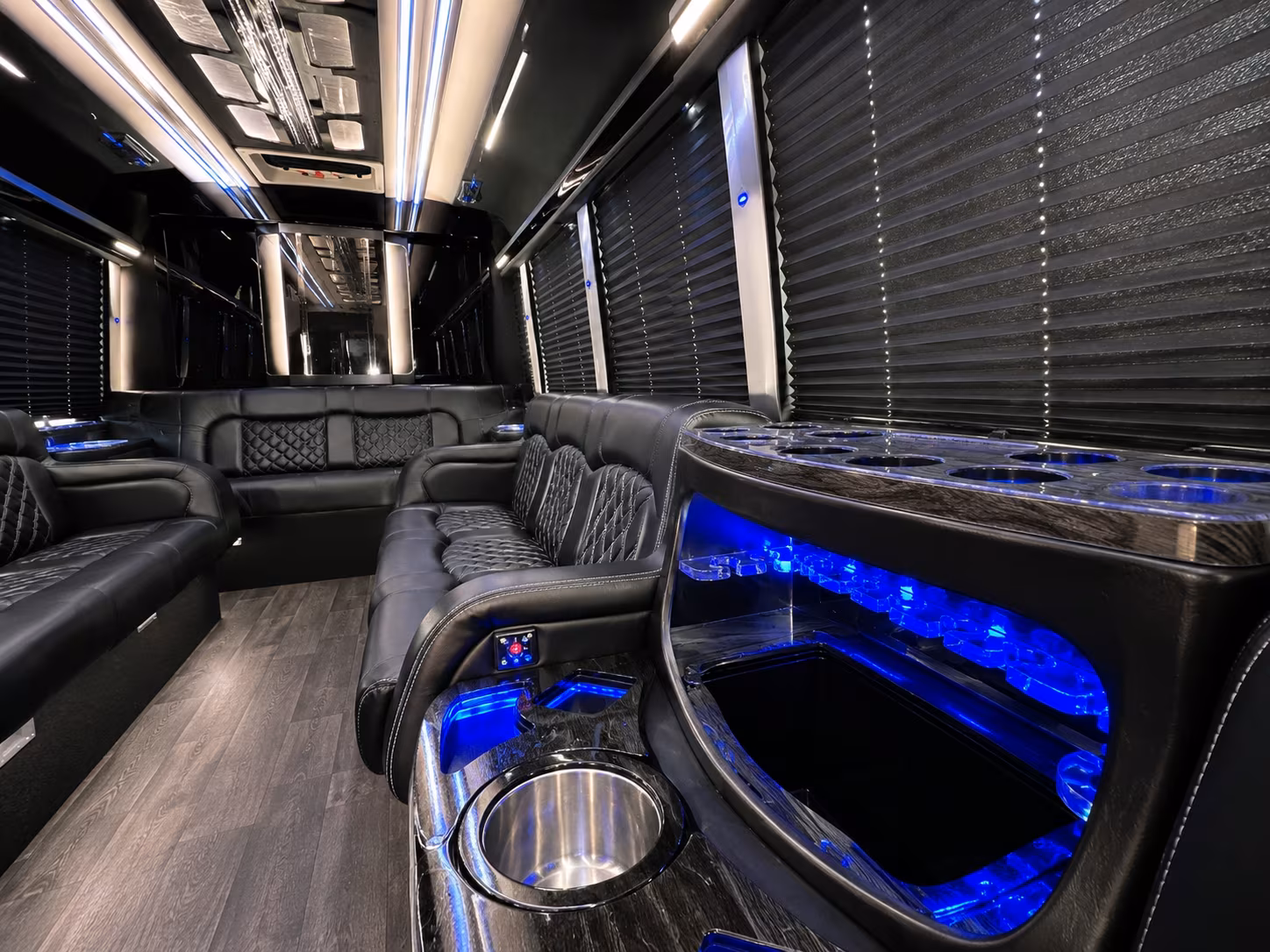 Chattanooga Concert & Music Festival Transportation party bus interior
