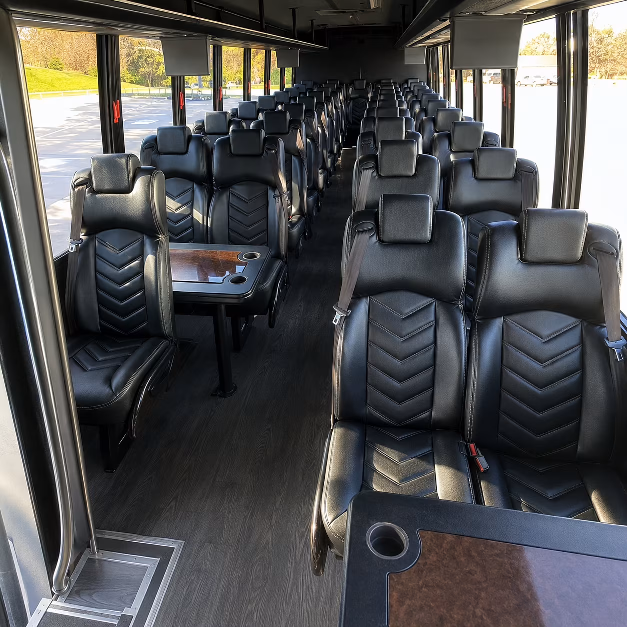 Chattanooga Corporate Transportation party bus interior