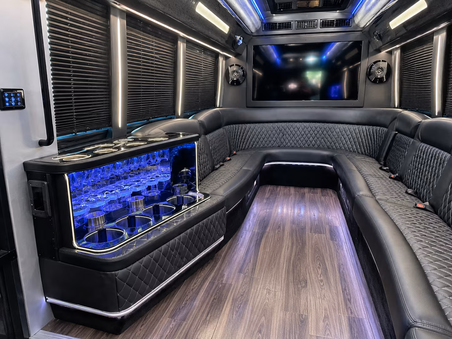 Chattanooga Private Event Transportation party bus exterior