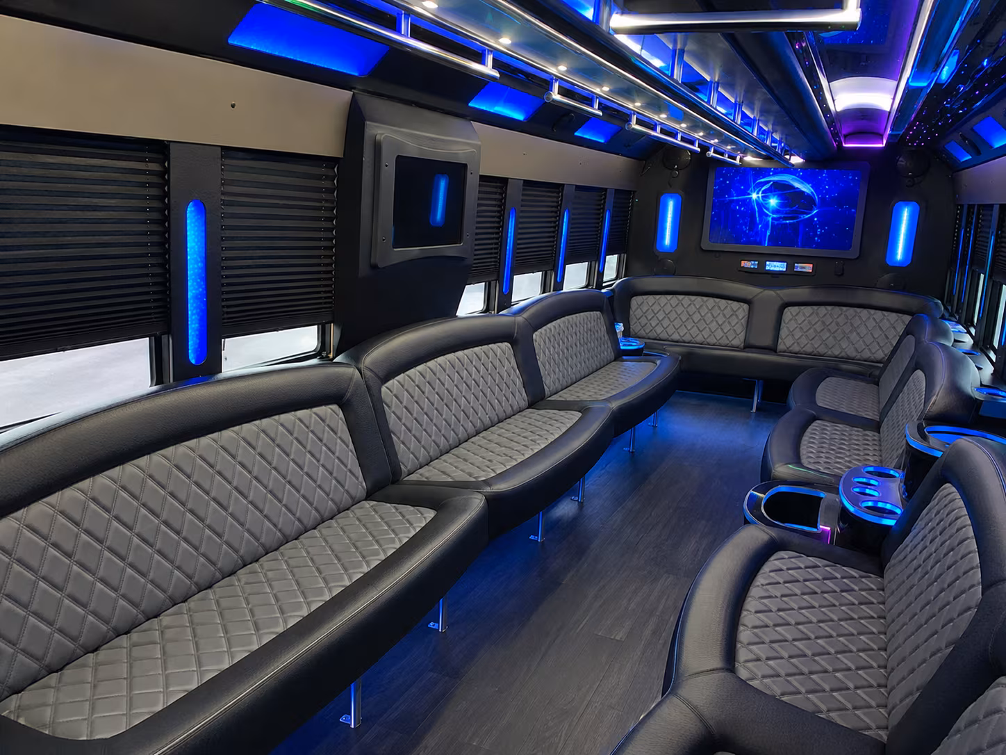 Chattanooga Private Event Transportation party bus exterior