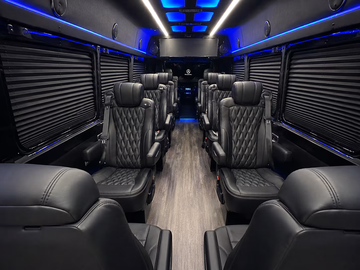 Chattanooga School Event Transportation party bus exterior
