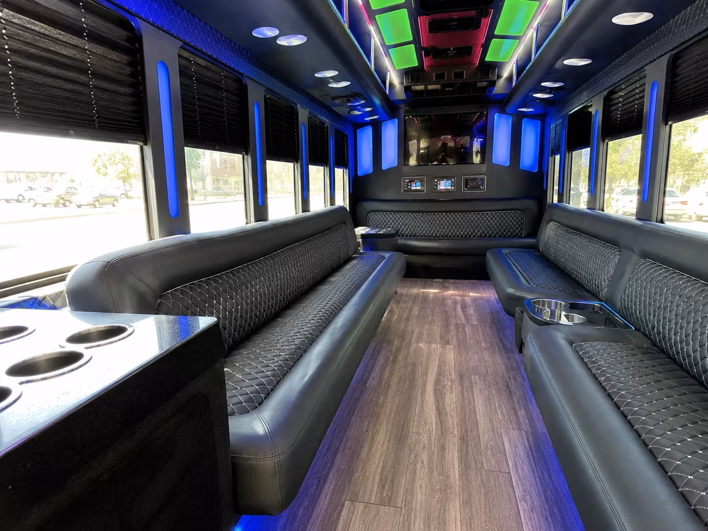 Chattanooga Sporting Event Transportation party bus exterior