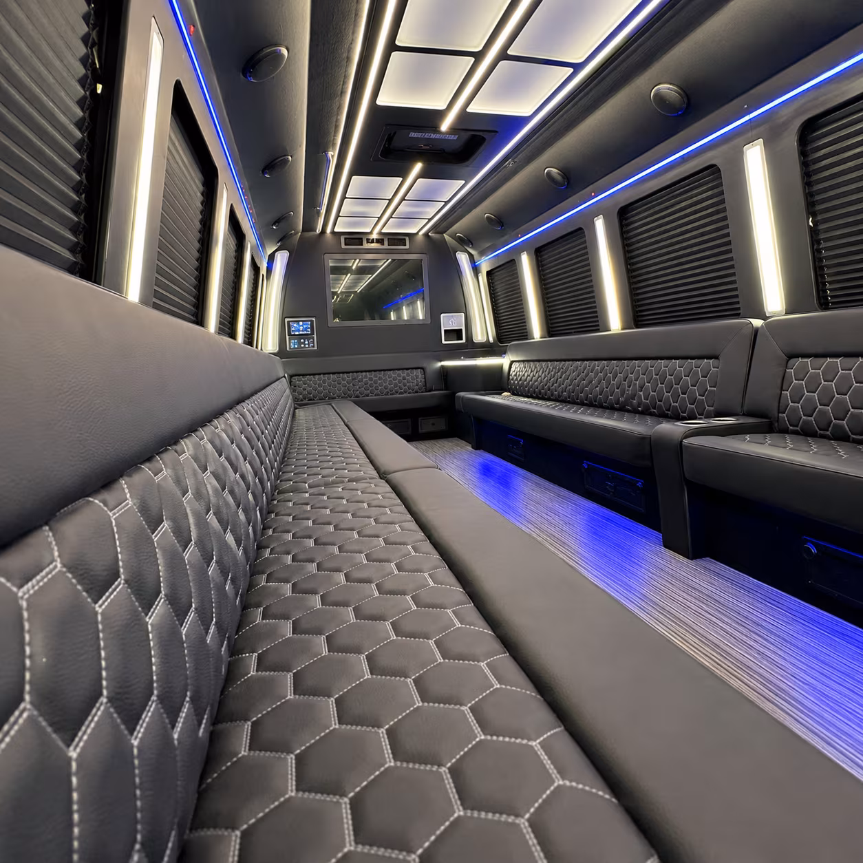 Chattanooga Sporting Event Transportation party bus exterior