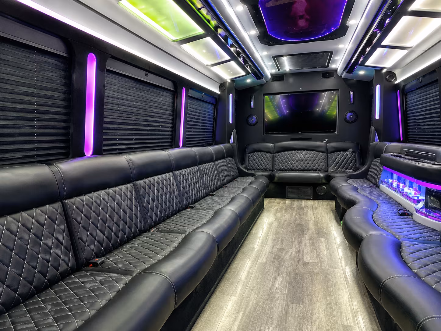 Chattanooga Wedding Transportation party bus exterior