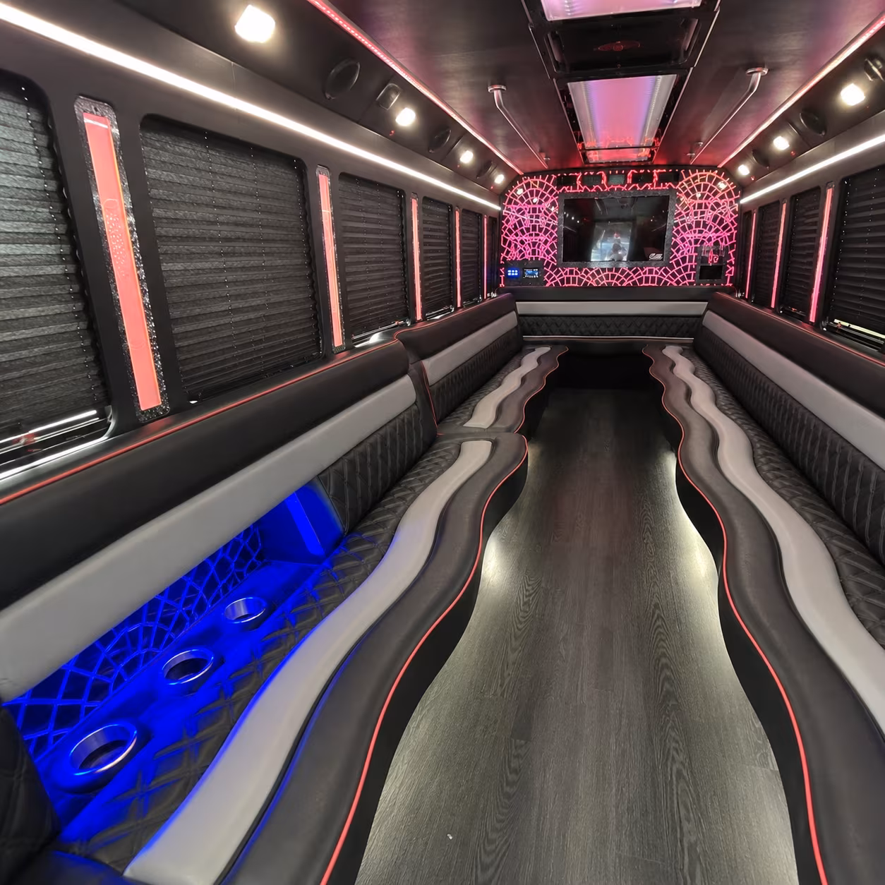 Chattanooga Wedding Transportation party bus exterior