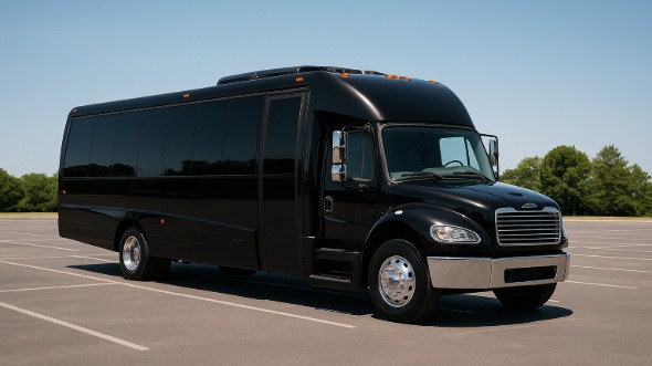Exterior of Charter Bus Company Atlanta's 25 Passenger Party Bus in Atlanta