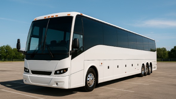 Exterior of Charter Bus Company Gadsden's 40 Passenger Party Bus in Gadsden