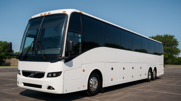 Exterior of Charter Bus Company Chattanooga's 55 Passenger Charter Bus in Chattanooga